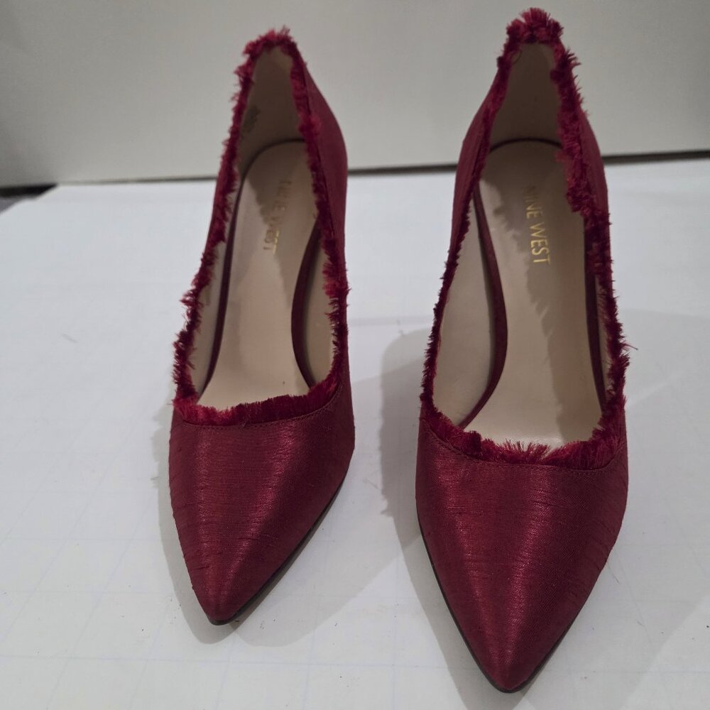 Nine West High Heels Shoes, Red, Size 6 1/2 M (6.5) - Picture 3 of 16